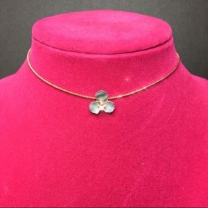 Adjustable Necklace with flower.